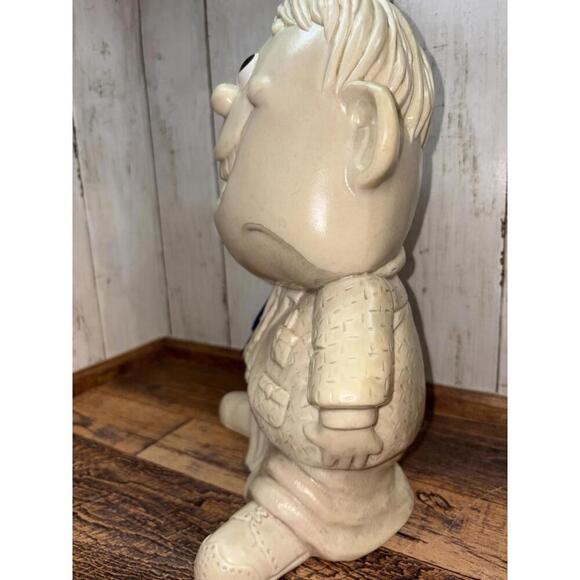 12” Jumbo 1970 Russ Wallace R&W Berries Figure WORLD'S BEST FATHER Large Statue - Picture 4 of 12